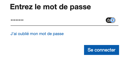 Step 3 — enter your password