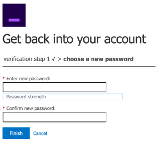 Step 7 — new password